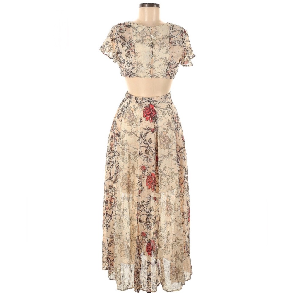 Like New Free People Jasper Midi in Daylight Ivory Size 6 - Picture 3 of 7